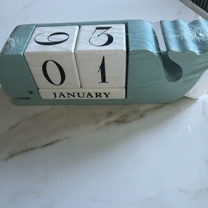 Whale Shaped Perpetual Calendar